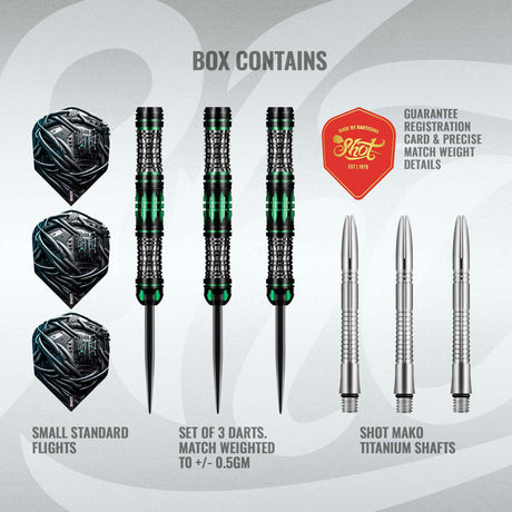 AI Cyberpunk 90% Tungsten Steel Tip Darts by Shot - view 2
