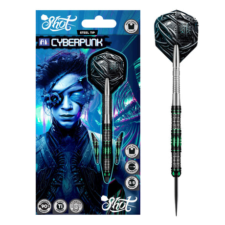 AI Cyberpunk 90% Tungsten Steel Tip Darts by Shot - view 6