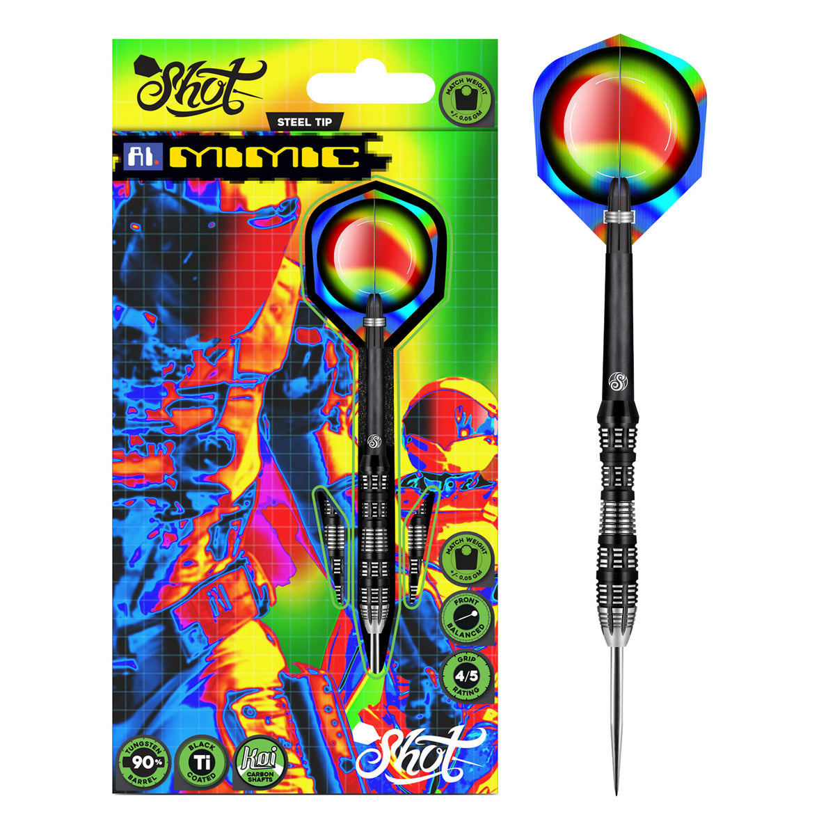 AI Mimic 90% Tungsten Steel Tip Darts by Shot - view 6