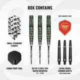 Shot Camo Ghillie Turbo Point 90% Tungsten Steel Tip Darts