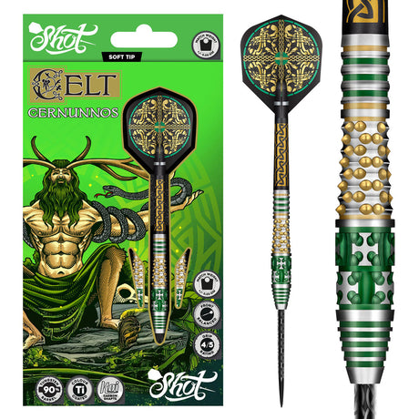 Celt Cernunnos 90% Tungsten Steel Tip Darts by Shot