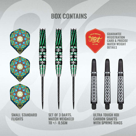 Celt Druid 90% Tungsten Steel Tip Darts by Shot - view 2