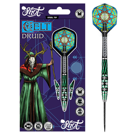 Celt Druid 90% Tungsten Steel Tip Darts by Shot - view 6
