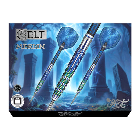Shot Celt Merlin 95% Tungsten Steel Tip Darts - view 7