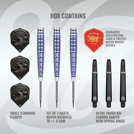Celt Toranos 90% Tungsten Steel Tip Darts by Shot - view 2