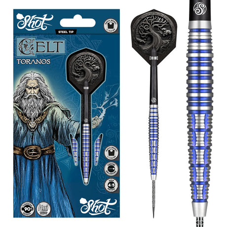 Celt Toranos 90% Tungsten Steel Tip Darts by Shot