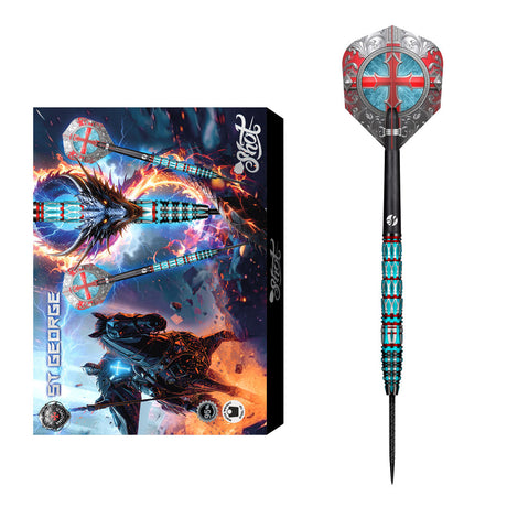 Shot Future Knights St George 95% Tungsten Steel Tip Darts - view 6