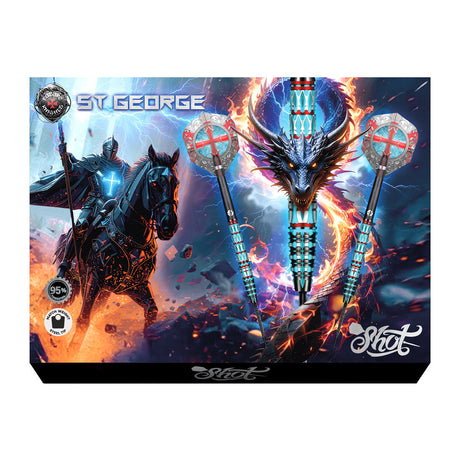 Shot Future Knights St George 95% Tungsten Steel Tip Darts - view 5