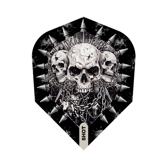 Shot Gnarly Skulls Dart Flights No6