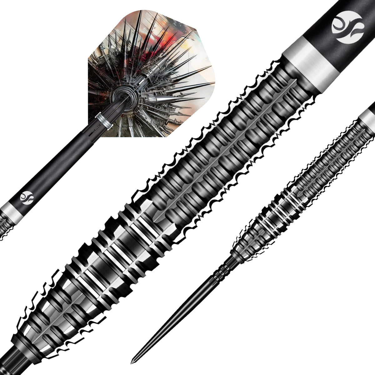 Shot Gnarly Smasha Turbo Point 90% Tungsten Steel Tip Darts