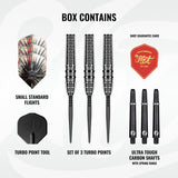Shot Gnarly Smasha Turbo Point 90% Tungsten Steel Tip Darts