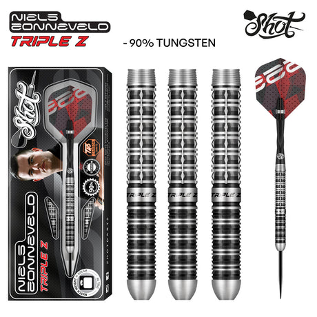 Shot Niels Zonneveld 2.0 90% Tungsten Steel Tip Darts