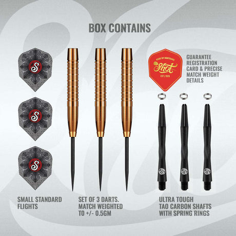 Shot Pro Series Jake Womack 90% Tungsten Steel Tip Darts - view 2