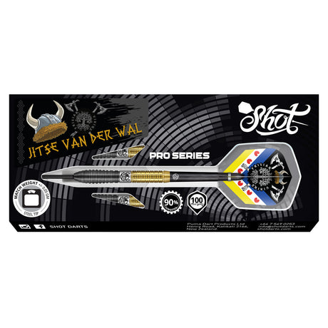 Shot Future Knights Jitse van der Wal 90% Tungsten Steel Tip Darts - view 5