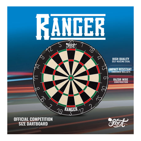 Ranger Bristle Dartboard by Shot - view 3
