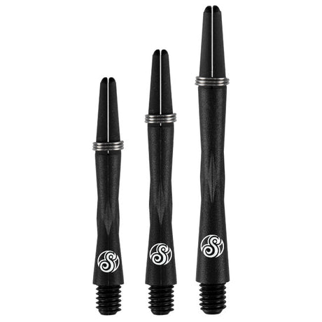 Tao Carbon Shaft with Spring Ring Dart Stems by Shot