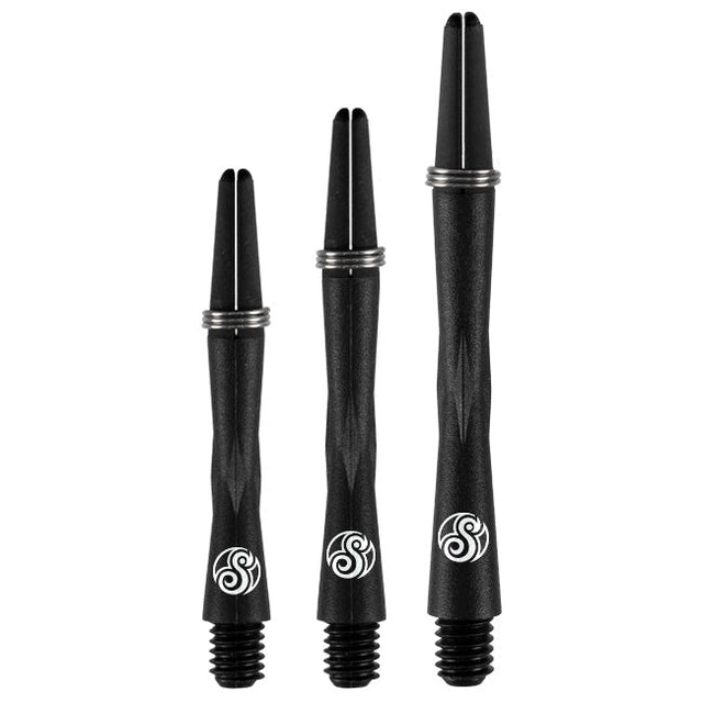 Tao Carbon Shaft with Spring Ring Dart Stems by Shot