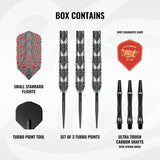 Shot Warrior Awe Turbo Point 90% Tungsten Steel Tip Darts