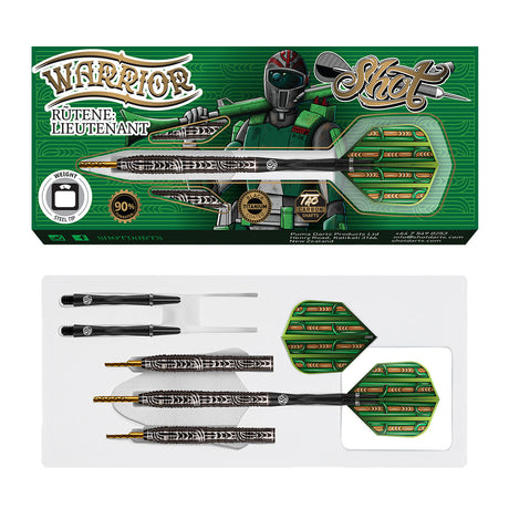 Warrior Rutene 90% Tungsten Steel Tip Darts by Shot - view 4