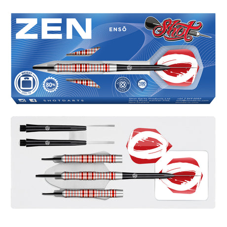 Zen Enso 80% Tungsten Steel Tip Darts by Shot - view 4