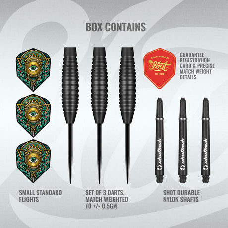 Zen Kensho 90% Tungsten Steel Tip Darts by Shot - view 2