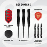 Shot Zen Scallop Turbo Point 90% Tungsten Steel Tip Darts - view 3