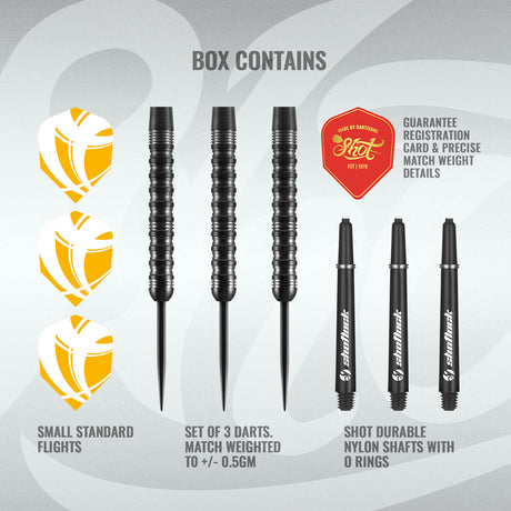 Zen Tanto 90% Tungsten Steel Tip Darts by Shot - view 2