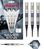 Gary Anderson Silver Star Style 3 80% Tungsten Soft Tip Darts by Unicorn