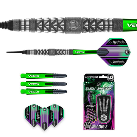 Simon Whitlock Atomised 90% Tungsten Soft Tip Darts by Winmau - view 3