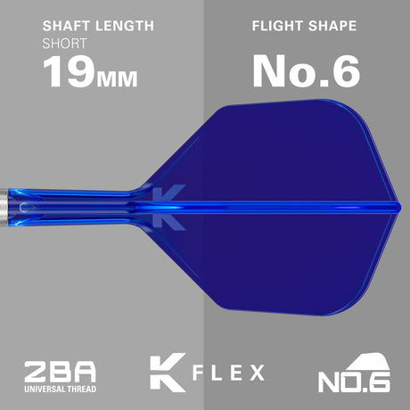 975 Ultra Marine 10 97.5% Tungsten Soft Tip Darts by Target - view 4