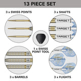 Target Adrian Lewis Showdown Swiss Point 95% Tungsten Steel Tip Darts