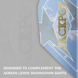 Target Adrian Lewis Showdown Pro Ultra Dart Flights No6