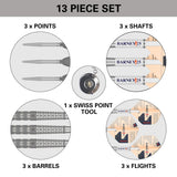 Barney 25 95% Tungsten SP Steel Tip Darts by Target - view 6