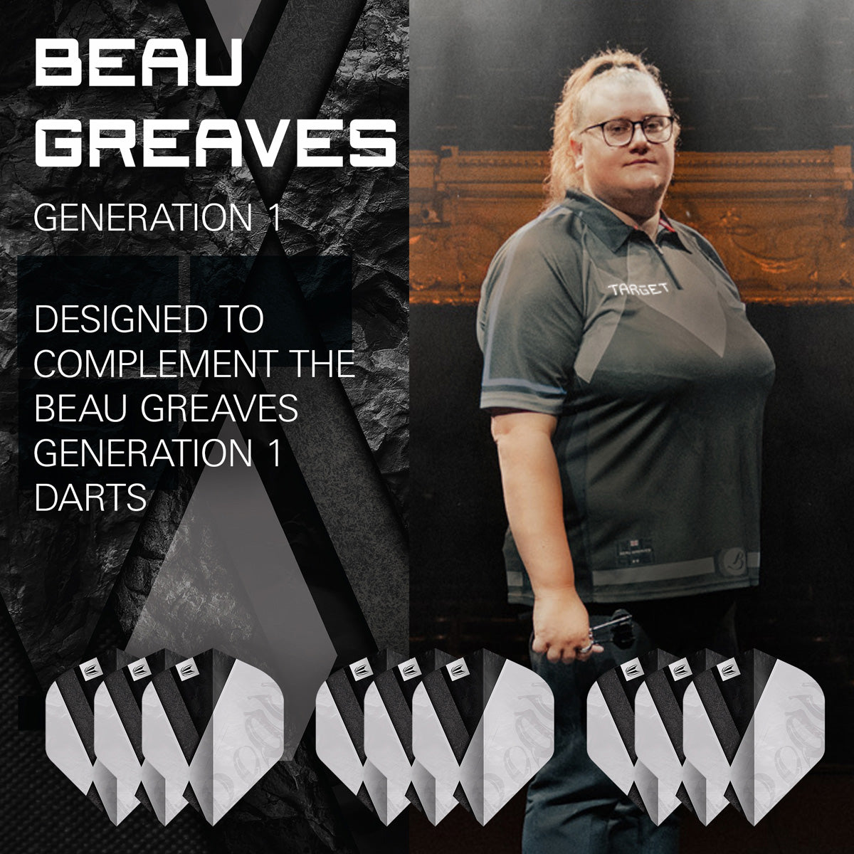 Target Beau Greaves G1 Pro Ultra Dart Flights (3 Sets) - view 2