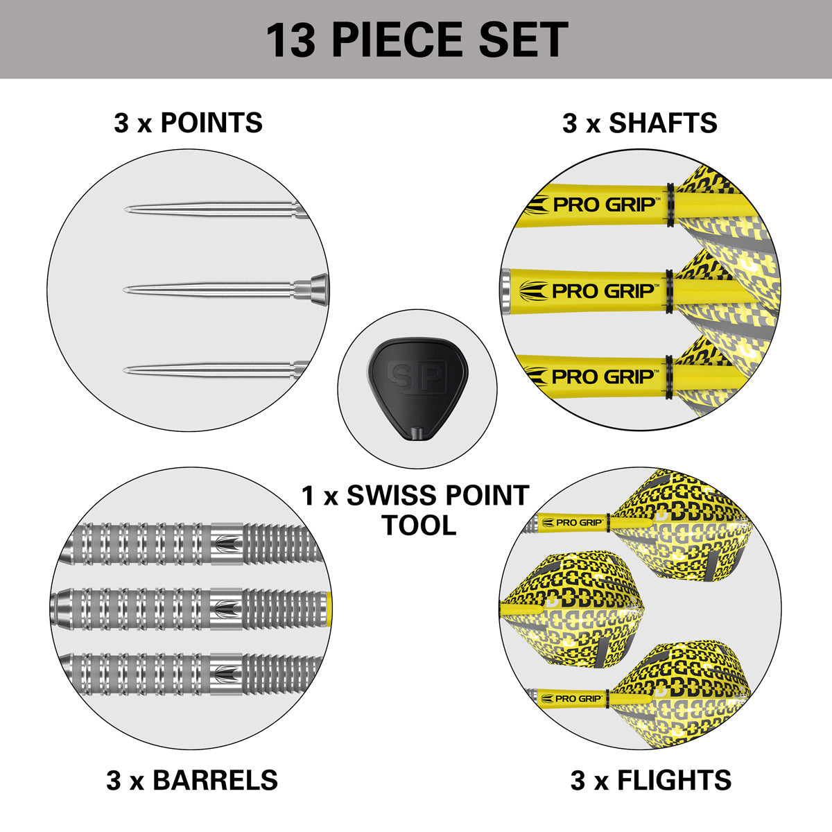 Bolide 02 Swiss Point 90% Tungsten Steel Tip Darts by Target - view 6