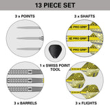 Bolide 02 Swiss Point 90% Tungsten Steel Tip Darts by Target - view 6
