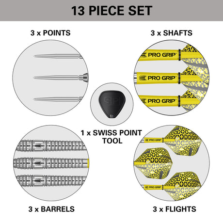Bolide 03 Swiss Point 90% Tungsten Steel Tip Darts by Target - view 6