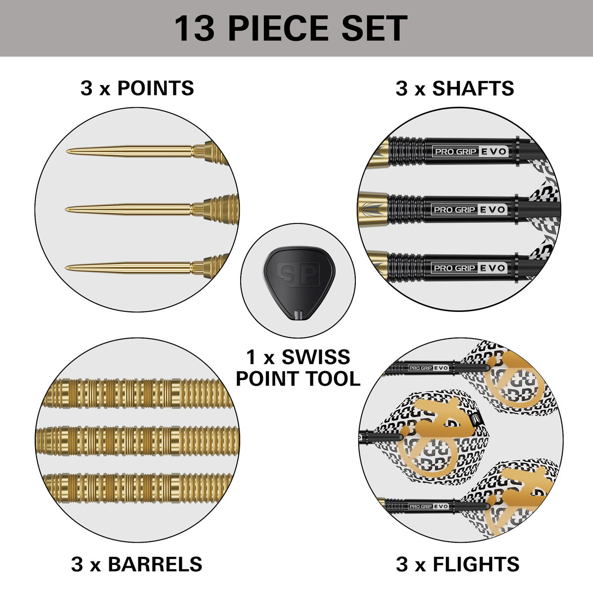 Target Bolide Envy 01 90% Tungsten SP Steel Tip Darts - view 4