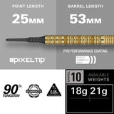 Target Bolide Envy 10 90% Tungsten Soft Tip Darts - view 2