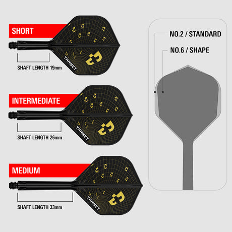 Target K-Flex Bolide No2 Integrated Flights & Shafts - view 6