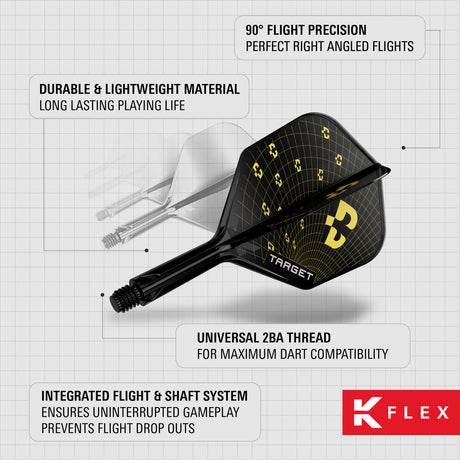 Target K-Flex Bolide No6 Integrated Flights & Shafts - view 9