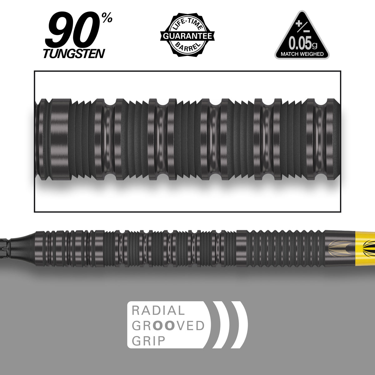 Bolide Void 10 90% Tungsten Soft Tip Darts by Target - view 4