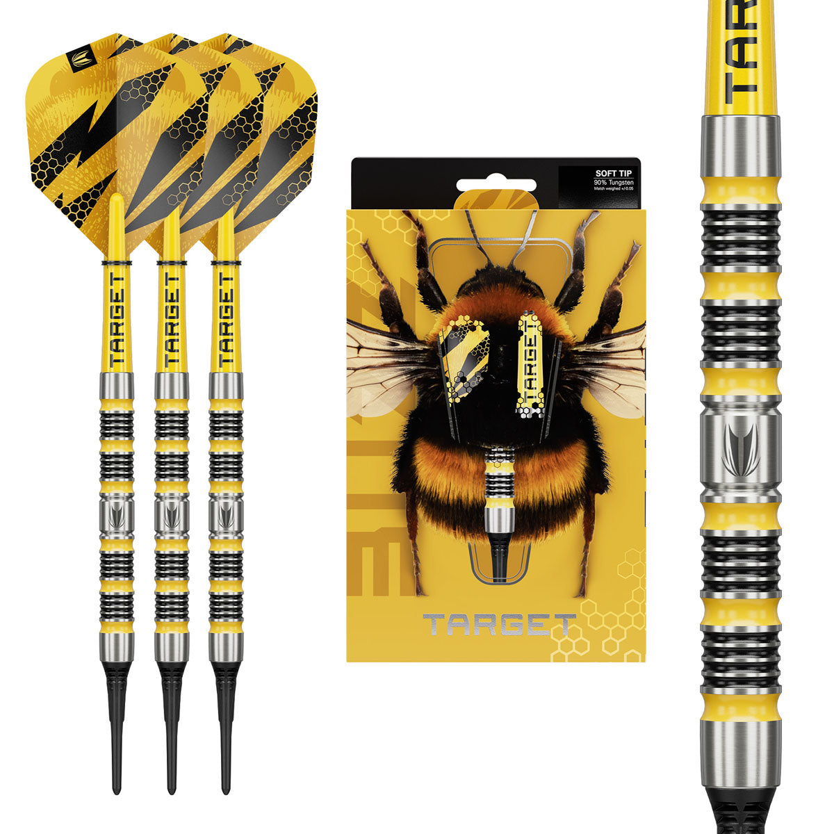 Target Buzz 11 90% Tungsten Soft Tip Darts