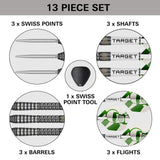 Target Charlie Manby G1 Swiss Point 95% Tungsten Steel Tip Darts