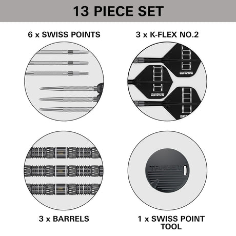 Target Chris Dobey 95K 95% Tungsten SP Steel Tip Darts - view 6