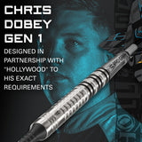 Chris Dobey G1 90% Tungsten Soft Tip Darts by Target - view 3