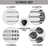 Chris Dobey G1 90% Tungsten SP Steel Tip Darts by Target - view 6