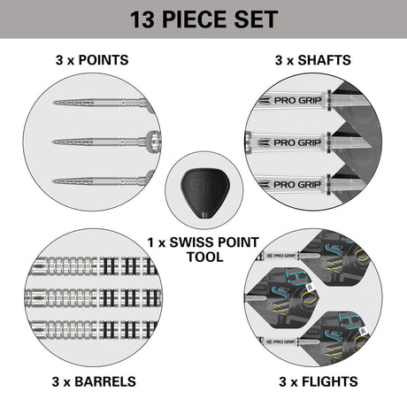 Chris Dobey G1 90% Tungsten SP Steel Tip Darts by Target - view 6