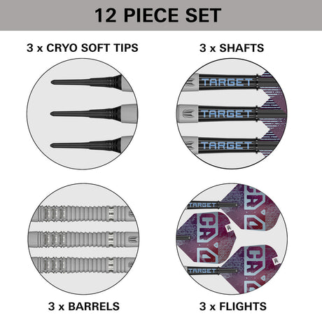 Target Cryo 13 90% Tungsten Soft Tip Darts - view 4