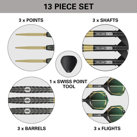 Cult SP01 90% Tungsten Swiss Point Steel Tip Darts by Target - view 6